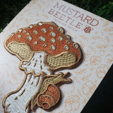 Load image into Gallery viewer, Amanita & Snail Iron-On Patch