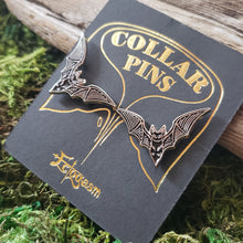 Load image into Gallery viewer, Bat Collar Pin Set