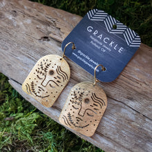 Load image into Gallery viewer, Gaia Brass Earrings