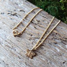 Load image into Gallery viewer, Tiny Brass Butterfly Pendant