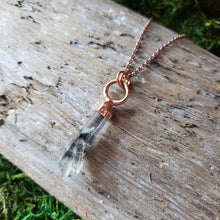 Load image into Gallery viewer, Copper Tibetan Carbon Quartz Pendant