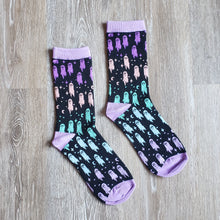 Load image into Gallery viewer, Rainbow Ghosts Crew Socks