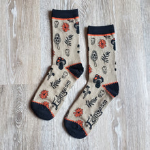 Load image into Gallery viewer, Mushrooms & Murder Crew Socks