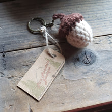 Load image into Gallery viewer, Crochet Acorn Keychain