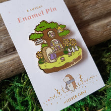 Load image into Gallery viewer, Library Tree Enamel Pin