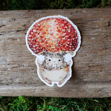 Load image into Gallery viewer, Mushroom Folk Vinyl Sticker