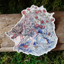 Load image into Gallery viewer, Briar Wolf Large Vinyl Sticker