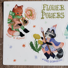 Load image into Gallery viewer, Party of Flowers Vinyl Sticker Sheet