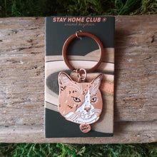 Load image into Gallery viewer, "Lil Shit" Cat Keychain