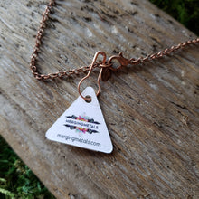 Load image into Gallery viewer, Copper Moonstone Cicada Necklace