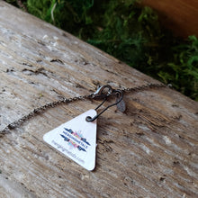 Load image into Gallery viewer, Copper Moonstone Moth Necklace