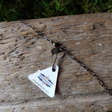 Load image into Gallery viewer, Copper Moonstone Butterfly Necklace