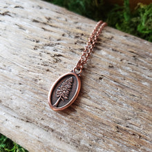 Load image into Gallery viewer, "Not All Those Who Wander Are Lost" Copper Necklace