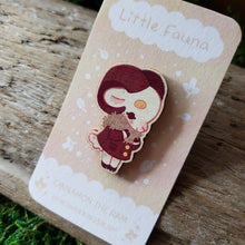 Load image into Gallery viewer, Cinnamon the Ram Wooden Pin