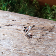 Load image into Gallery viewer, Sterling Silver Adjustable Oak & Acorn Ring