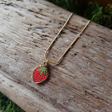 Load image into Gallery viewer, Strawberry Charm Necklace