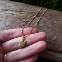 Load image into Gallery viewer, Alocasia Leaf Charm Necklace