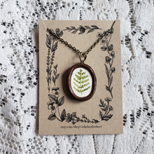 Load image into Gallery viewer, Handmade Framed Fern Pendant