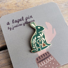 Load image into Gallery viewer, Rabbit Enamel Pin