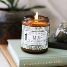 Load image into Gallery viewer, "Muir" Cedar, Fir, Berries, & Vanilla 8oz. Soy Candle