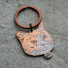 Load image into Gallery viewer, "Lil Shit" Cat Keychain