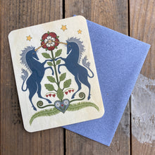 Load image into Gallery viewer, Rampant Unicorns Greeting Card