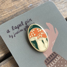 Load image into Gallery viewer, Amanita Mushroom Enamel Pin