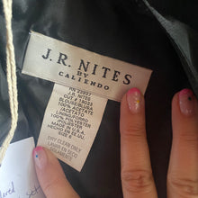 Load image into Gallery viewer, Black Embroidered Top & Skirt Set