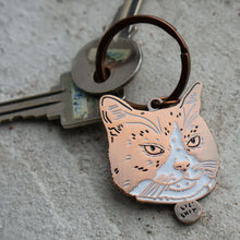 Load image into Gallery viewer, "Lil Shit" Cat Keychain