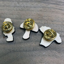 Load image into Gallery viewer, Tiny Wooden Mushroom Pins, Set of 3
