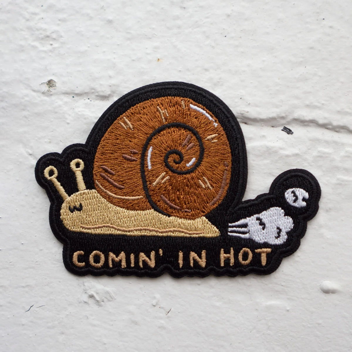 Between Snail Patch in Warm - Iron On Between Snail Patch in Warm - Iron On