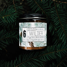 Load image into Gallery viewer, "Wilder" Pine, Spruce, and Fir 8oz. Soy Candle