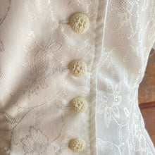 Load image into Gallery viewer, 80s Vintage White Ruffled Princess Dress
