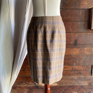 80s/90s Vintage Cotton Pencil Skirt