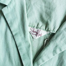Load image into Gallery viewer, 50s Mint Green Cotton Shirt Dress
