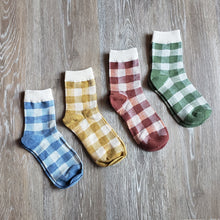 Load image into Gallery viewer, Gingham Socks
