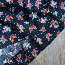 Load image into Gallery viewer, 90s Vintage Gathered Cotton Floral Print Prairie Skirt
