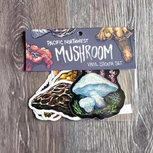 Mushroom Vinyl Sticker Set