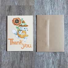 Load image into Gallery viewer, &quot;Thank You&quot; Grey Fox Greeting Card
