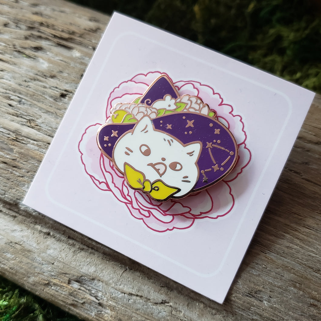 Wizard Cat Enamel Pin