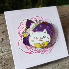 Load image into Gallery viewer, Wizard Cat Enamel Pin
