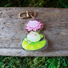 Load image into Gallery viewer, Lil Froggy Acrylic Keychain
