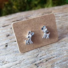 Load image into Gallery viewer, Sterling Silver Fawn Studs
