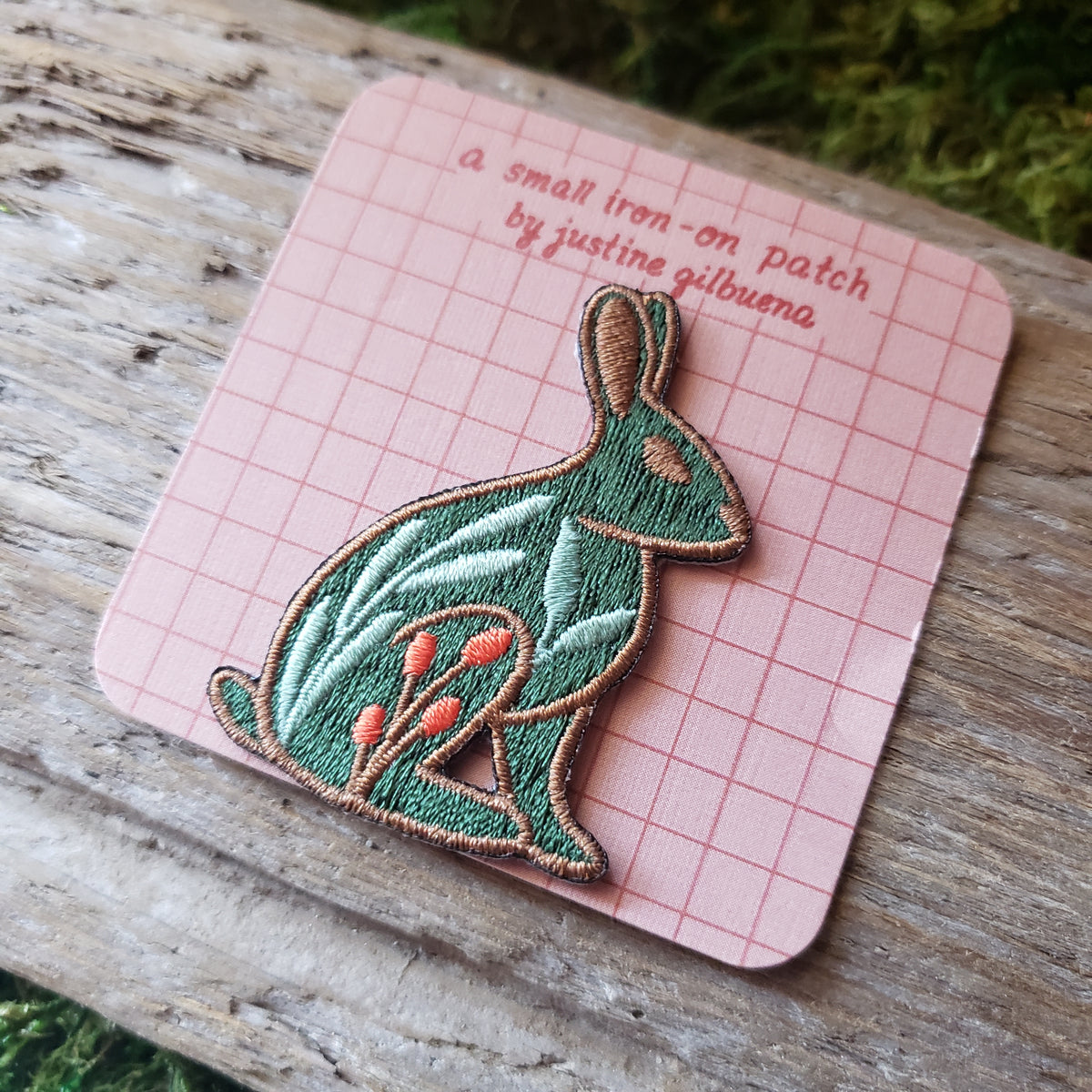 Rabbit Mini Iron-On Patch – Forager Vintage