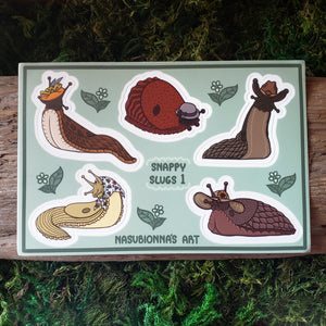 "Snappy Slugs" Vol 1 Sticker Sheet