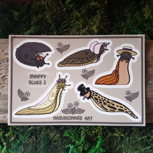 "Snappy Slugs" Vol 2 Sticker Sheet