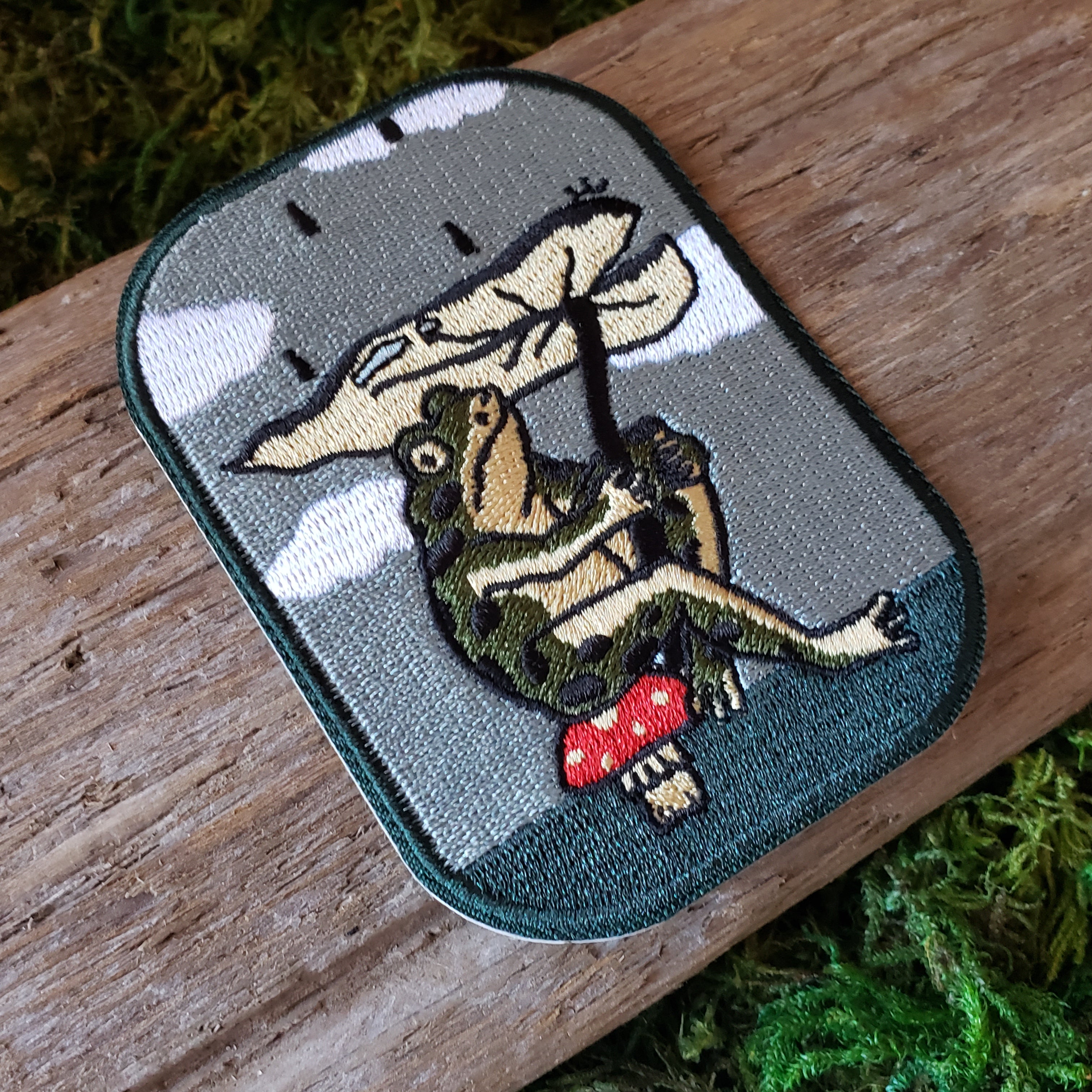 Toad Stool Iron-On Patch