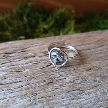 Load image into Gallery viewer, Sterling Silver Amanita Mushroom Ring (size 8)
