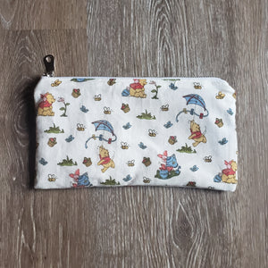 Vintage Fabric Zipper Pouch (Winnie-the-Pooh)
