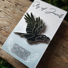 Load image into Gallery viewer, Crow Enamel Pin
